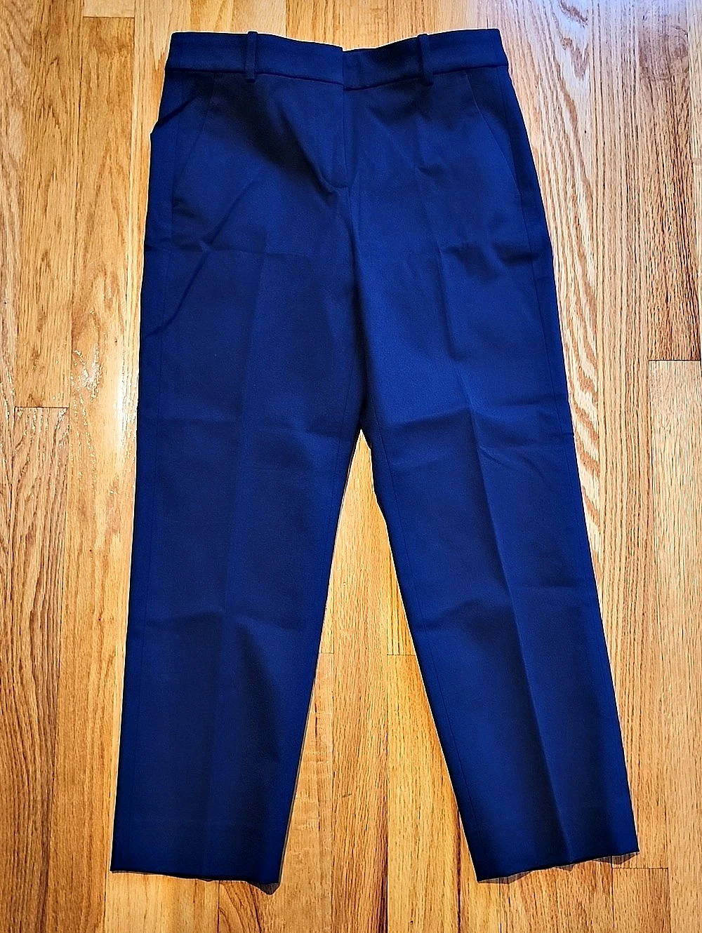 J.Crew Kallie Pant Straight Leg Pants in Navy Blue Size 6P Brand New